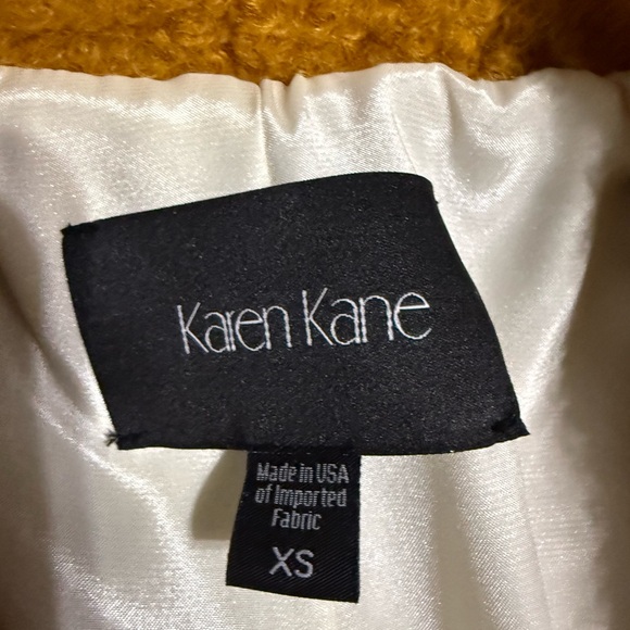 NWOT- Karen Kane Mustard Jacket - Picture 7 of 11